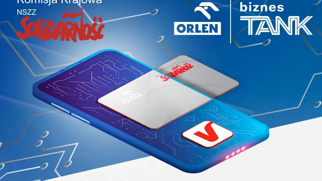 Karta Orlen z rabatem dla członków NSZZ Solidarność, dostępna w ramach Biznes Tank.