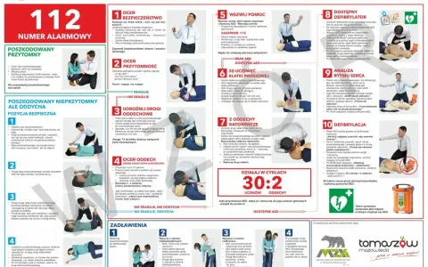 Instrukcja pierwszej pomocy ABC. Kpp prawo jazdy.