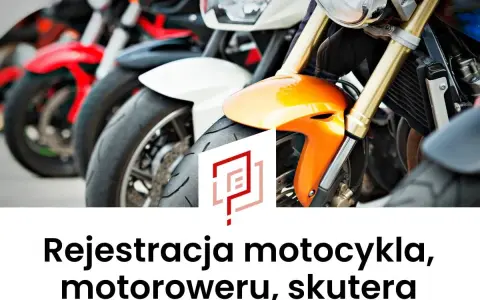 Rząd motocykli i skuterów, gotowych do rejestracji. Pomagamy w formalnościach związanych z rejestracją skutera.