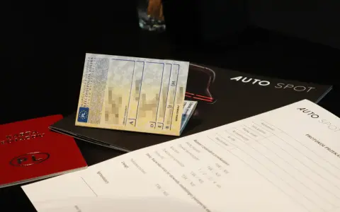 Dokumenty do rejestracji pojazdu: dowód rejestracyjny, karta pojazdu, kluczyki i polisa OC. Protokół przekazania.