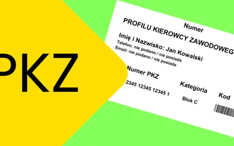 Profil kierowcy zawodowego (PKZ) z kategorią C dla Jana Kowalskiego.