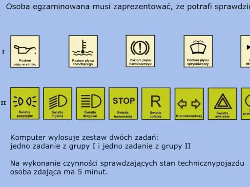 Jak zdać egzamin teoretyczny na prawo jazdy? Sprawdź, jak zaprezentować wiedzę o poziomie płynów, światłach i sygnałach.