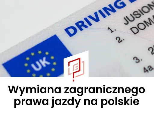 Wykaz praw jazdy honorowanych w Polsce: brytyjskie prawo jazdy z UE i polskie prawo jazdy.