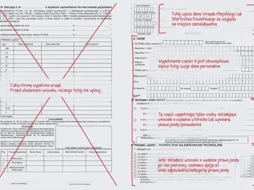 Wniosek o wydanie prawa jazdy. Tu dowiesz się, jak zapłacić za prawo jazdy przelewem, wypełniając formularz.