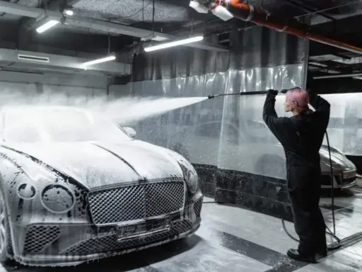 Jak myć auto aktywną pianą na myjni? Perfekcyjny efekt bez rys