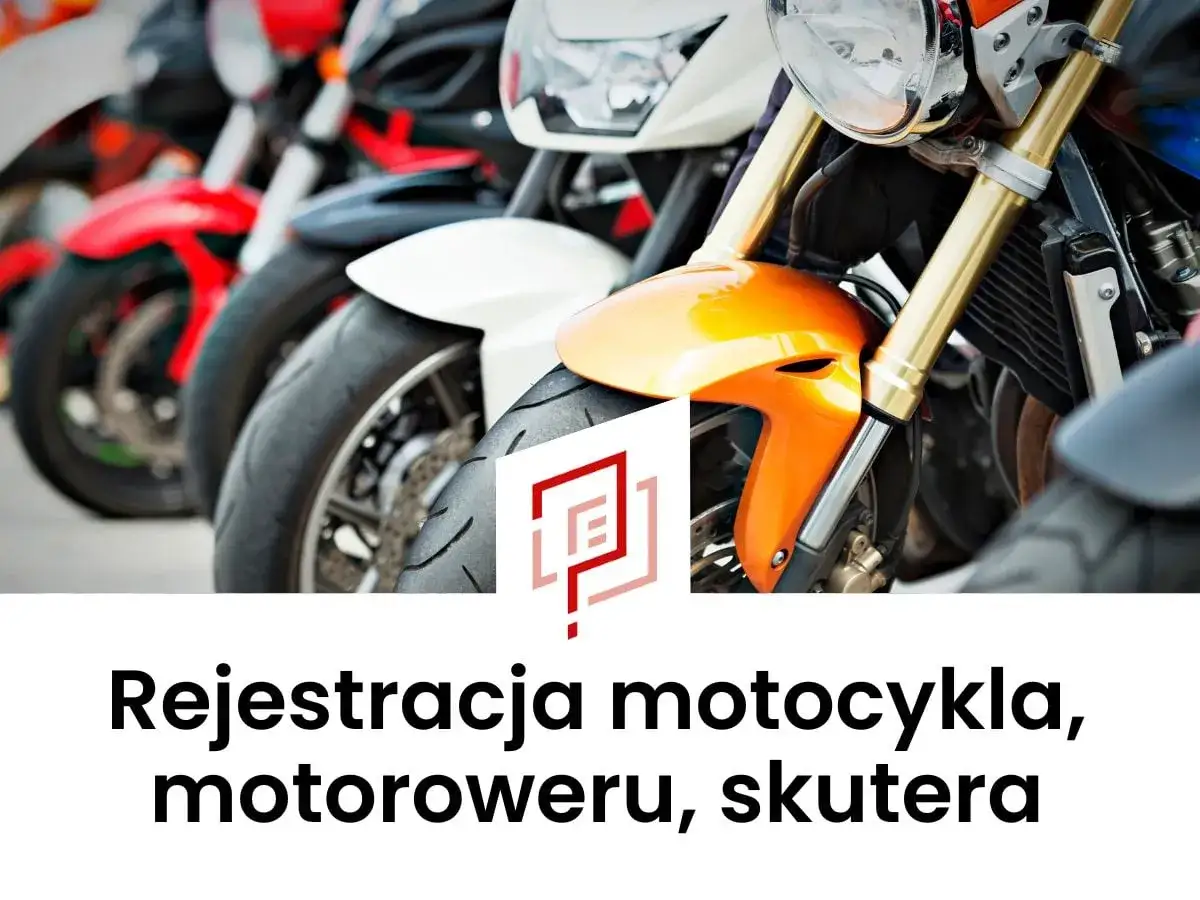 Rząd motocykli i skuterów, gotowych do rejestracji. Pomagamy w formalnościach.