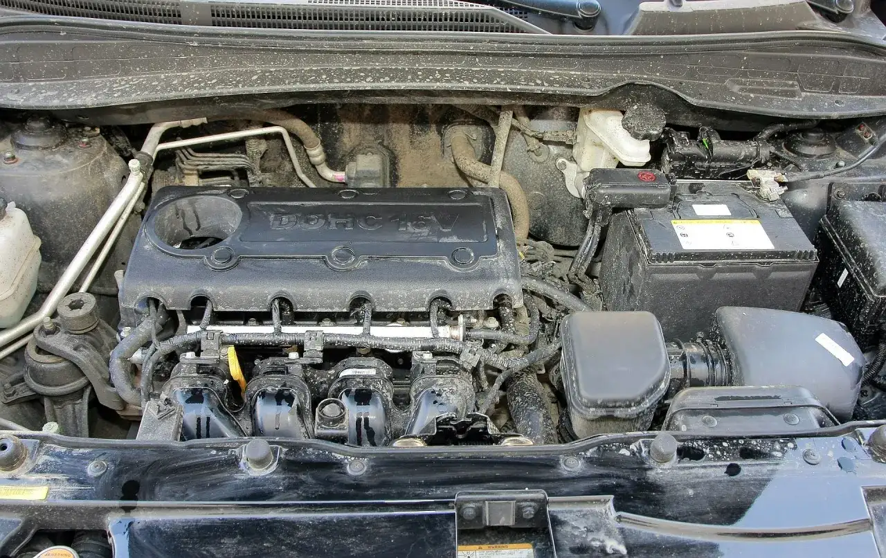 Silnik DOHC 16V w Hyundai ix35, idealny do montażu instalacji gazowej.