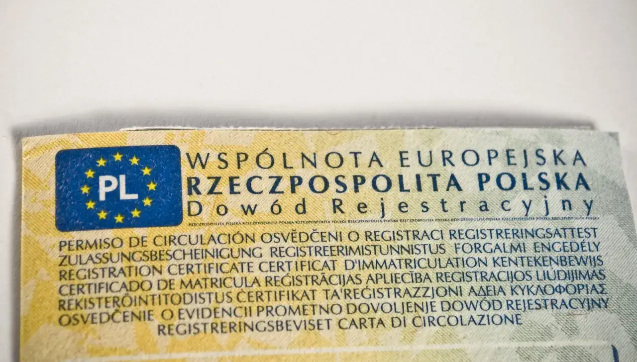 Dowód rejestracyjny z symbolem PL. Chcesz wiedzieć, jak sprawdzić numer rejestracyjny po VIN? Ten dokument zawiera kluczowe informacje.